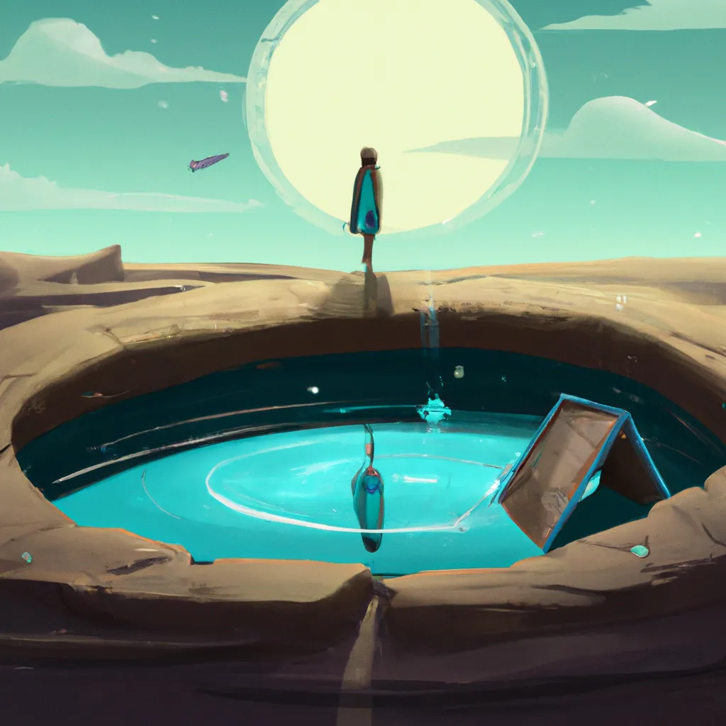 Ideias sonhar com poco cheio de agua