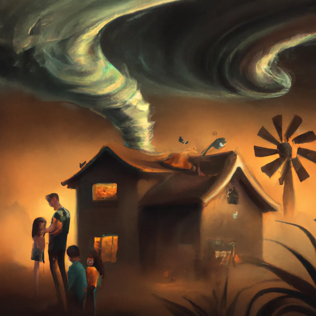 Ideias sonhar com tornado e familia