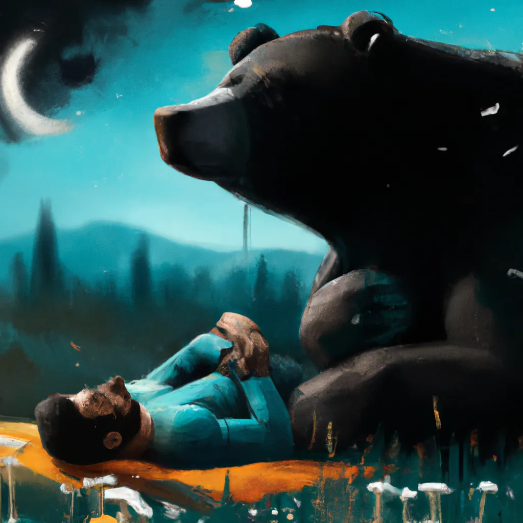 Ideias sonhar com urso preto