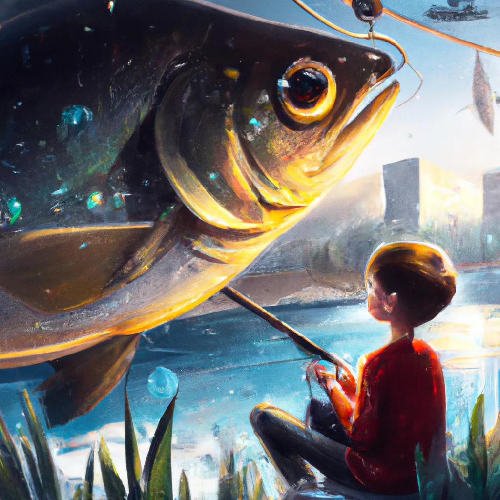 Ideias sonhar pescando peixe grande com anzol