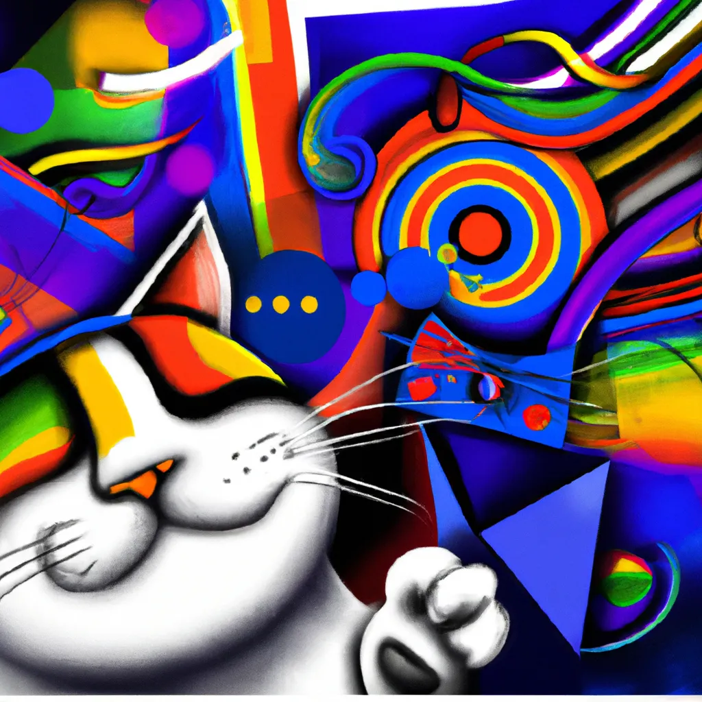 Descubra o Significado de O Gato Romero Britto ! 4 Imagens o gato romero britto significado