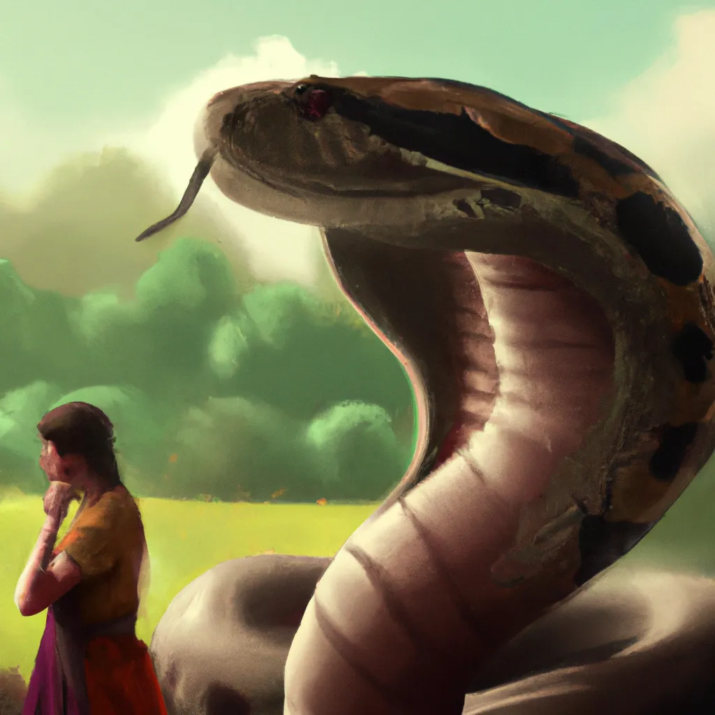 Imagens o que e sonhar com cobras grandes