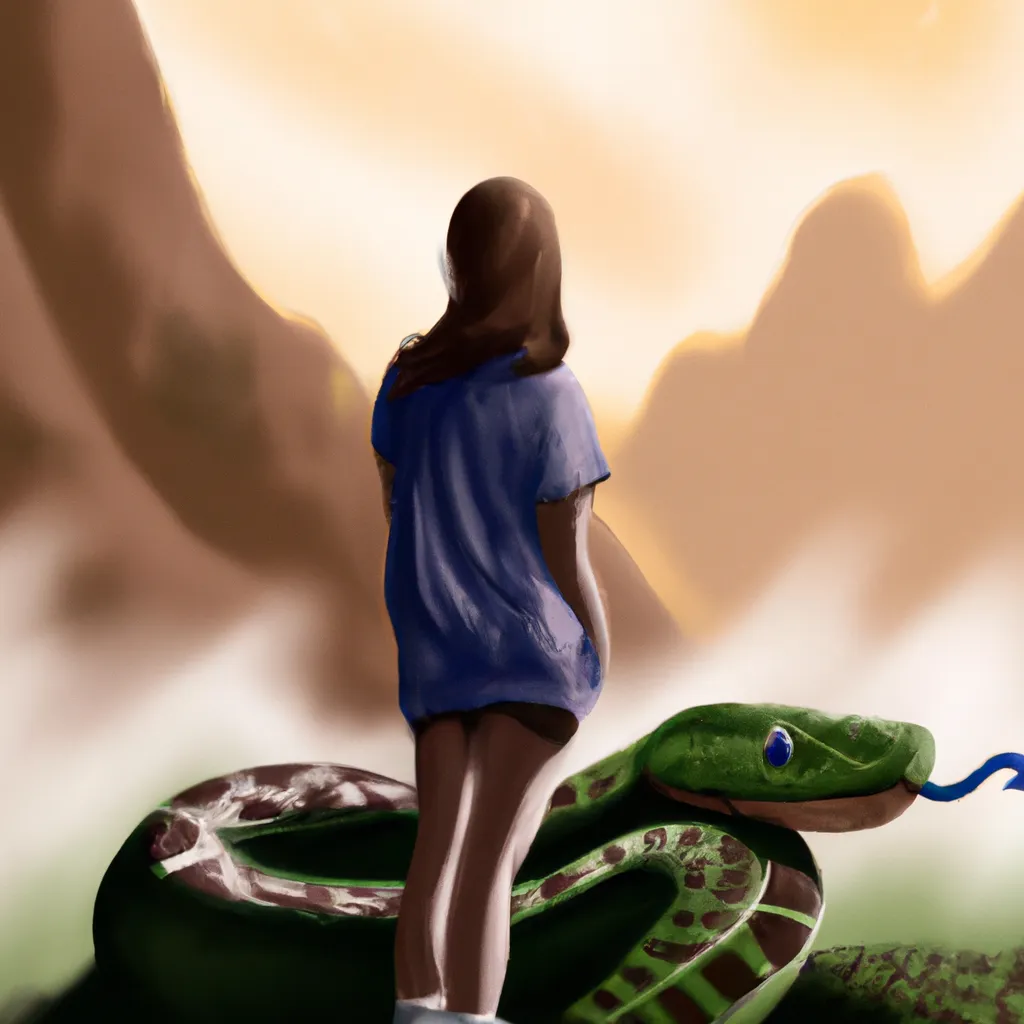 Imagens o que significa sonhar com cobras grandes