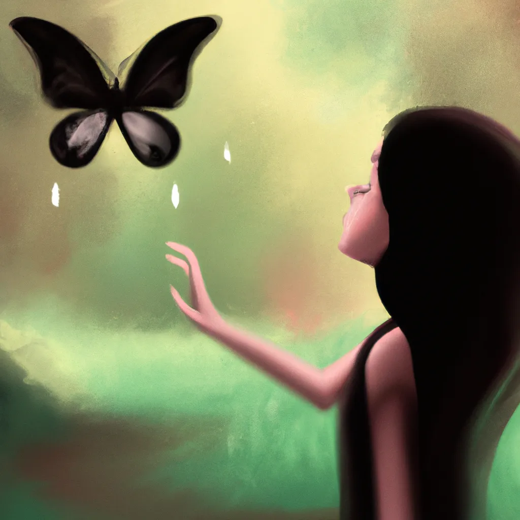 Imagens significado de sonhar com borboleta preta voando