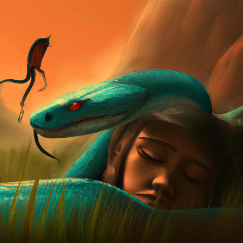 Imagens sonha com cobra atacando