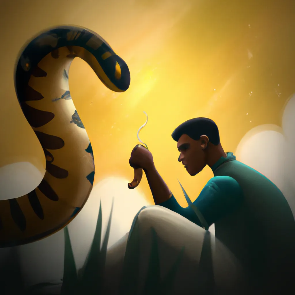 Imagens sonhar brincando com cobra