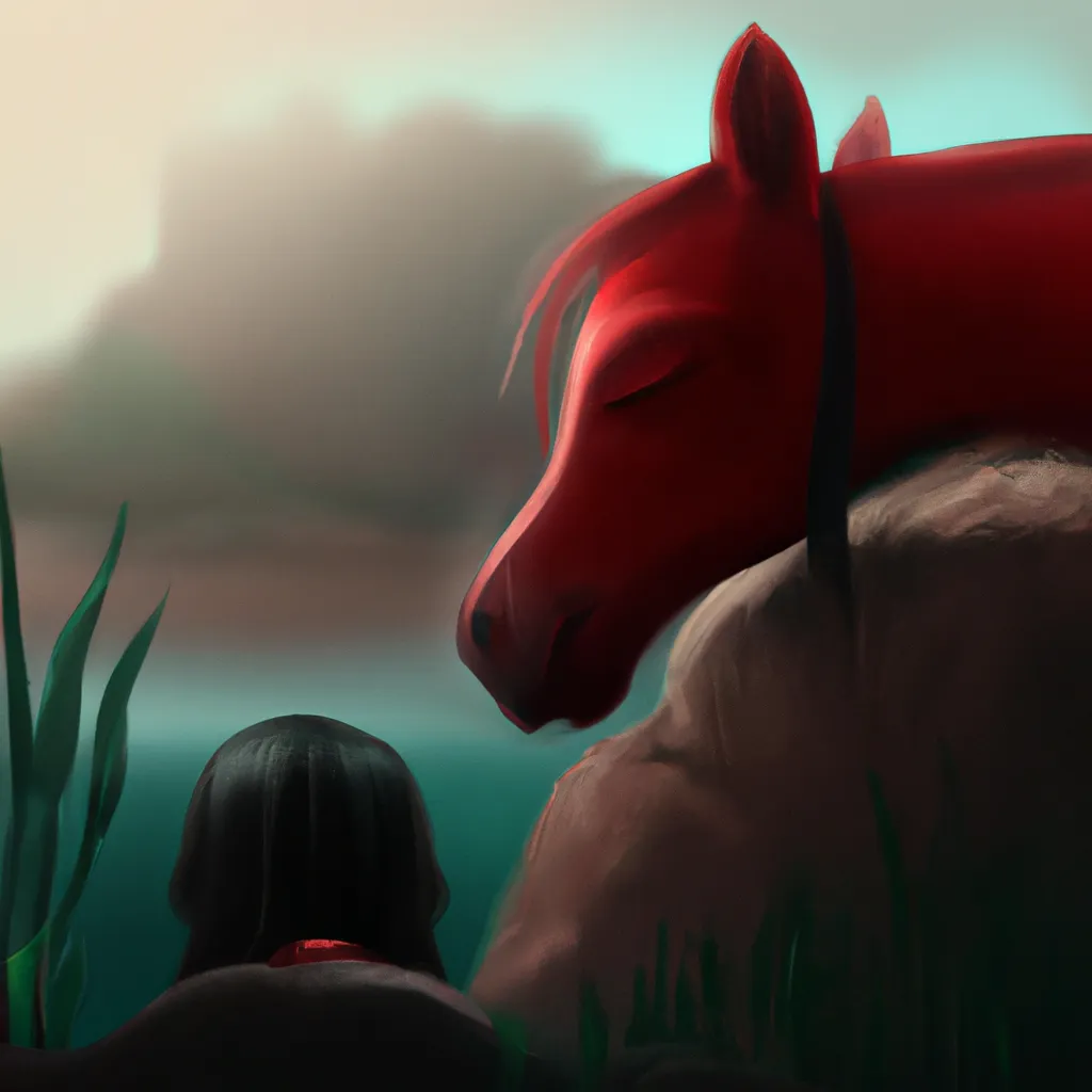 Imagens sonhar com cavalo vermelho