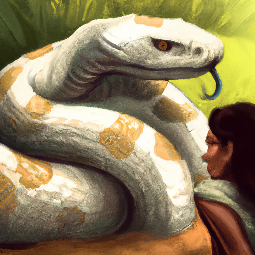 Imagens sonhar com cobra branca e grande