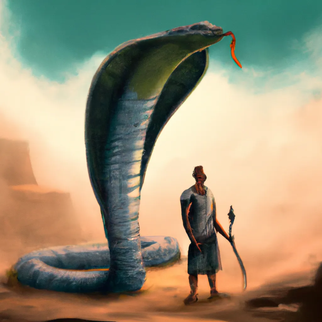 Imagens sonhar com cobra em pe