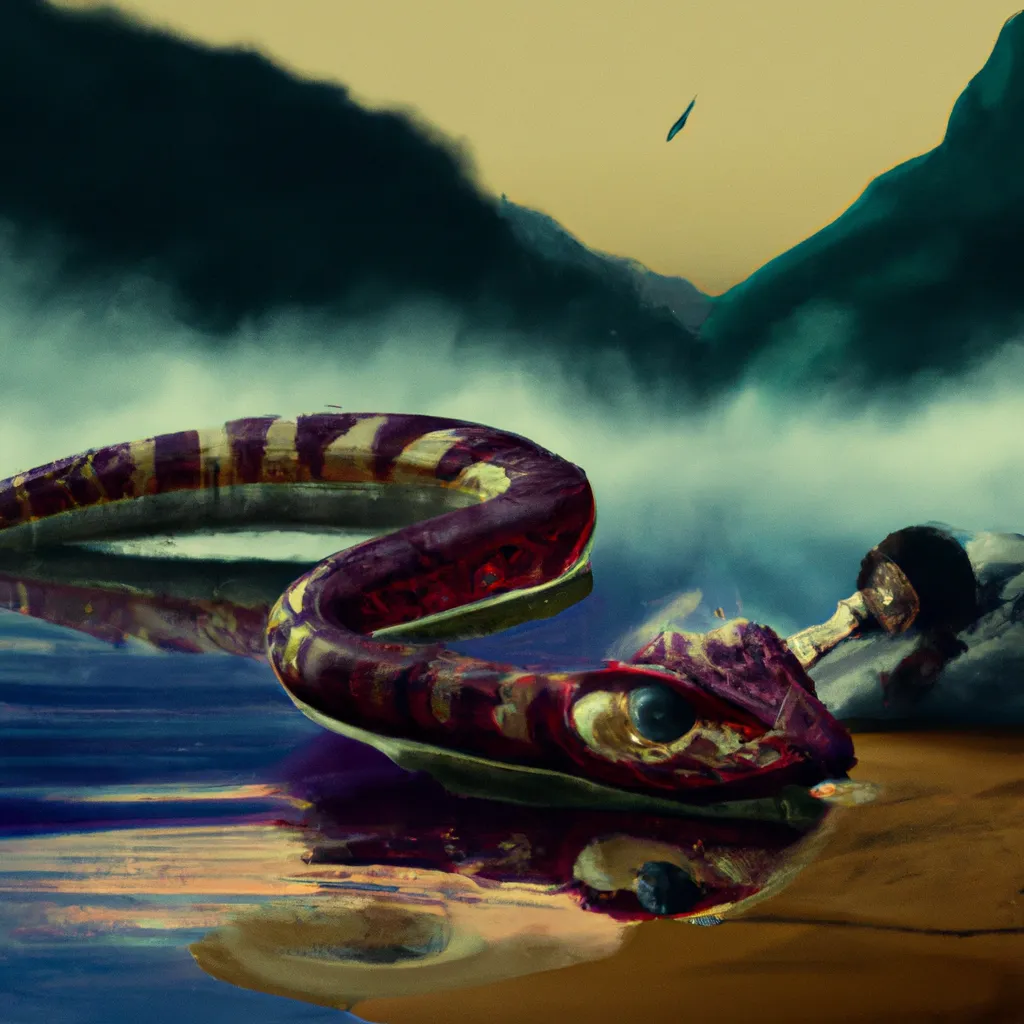 Descubra o Significado de Sonhar com Cobra Gigante na Água! 4 Imagens sonhar com cobra gigante na agua