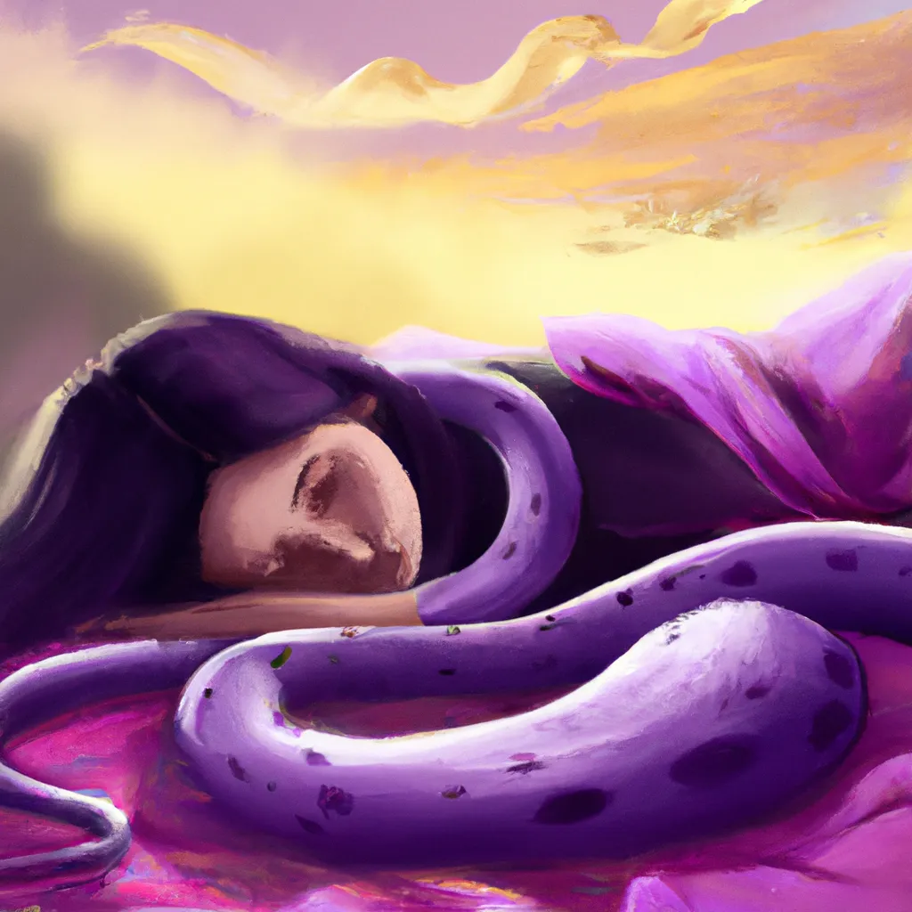Imagens sonhar com cobra lilas