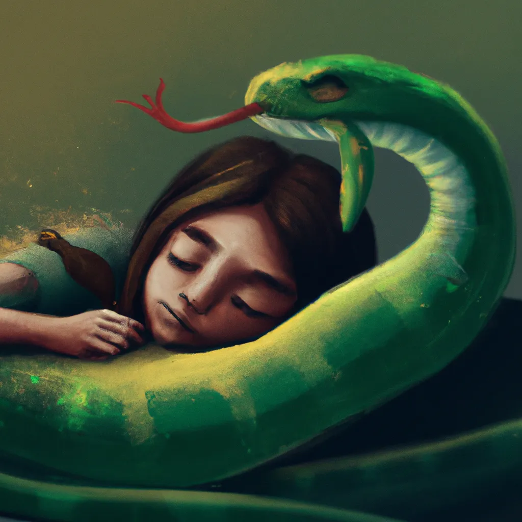 Imagens sonhar com cobra pequena verde