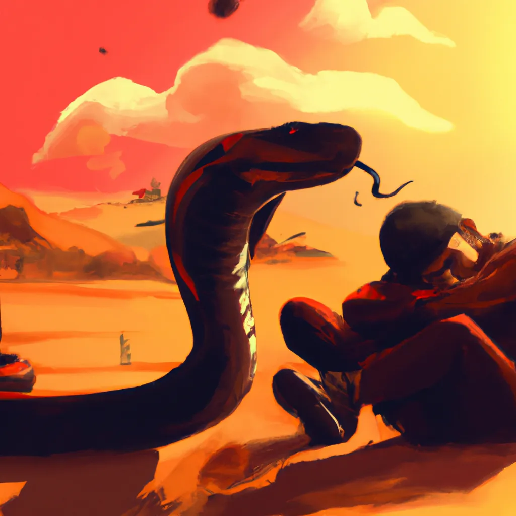 Imagens sonhar com cobra preta me picando