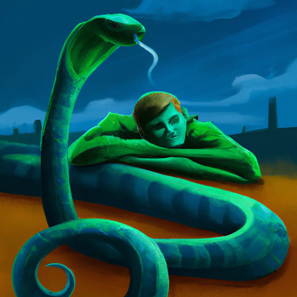 Imagens sonhar com cobra verde mansa