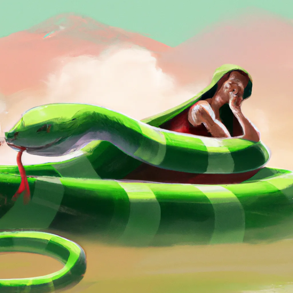 Imagens sonhar com cobra verde o que significa