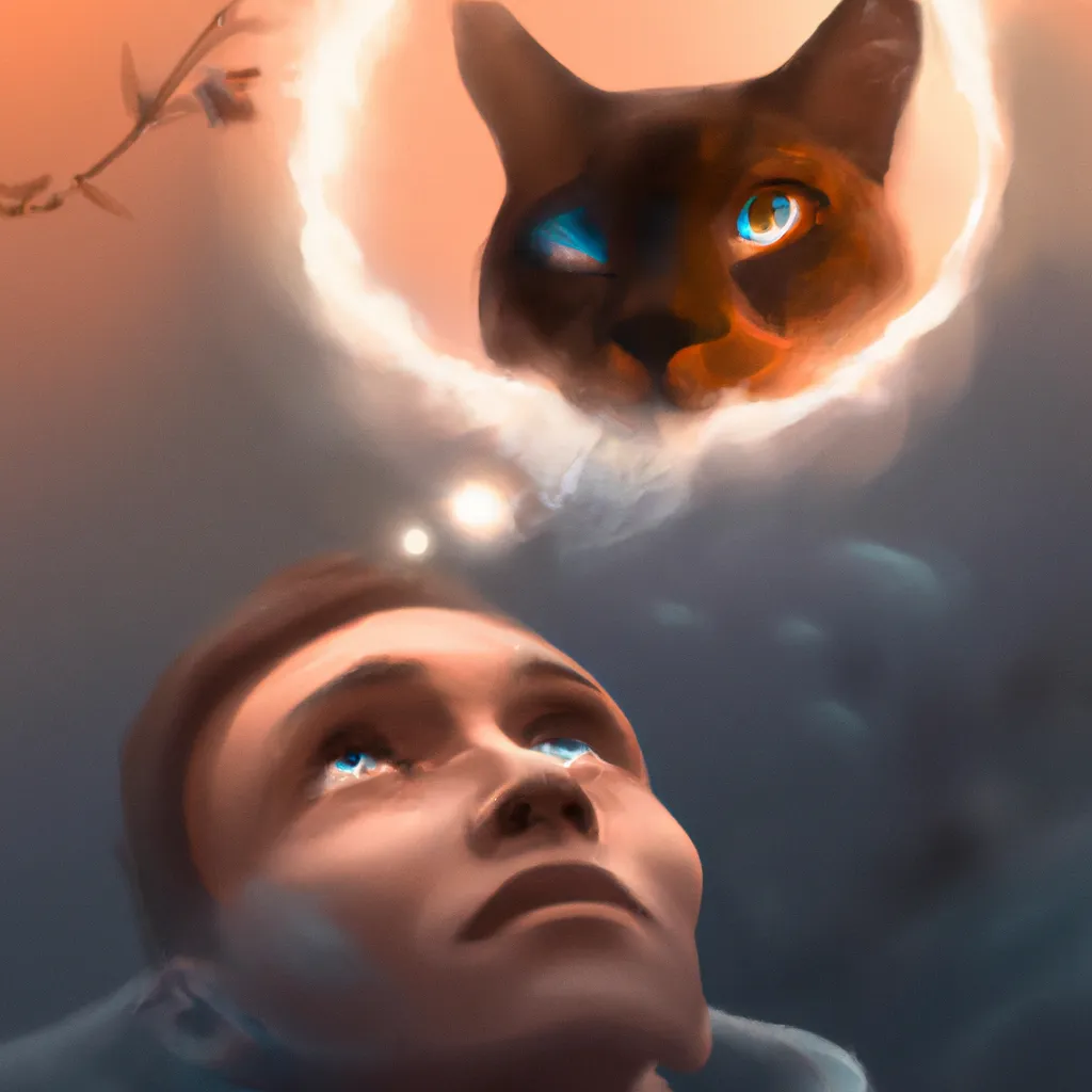 Imagens sonhar com gato olhando para mim