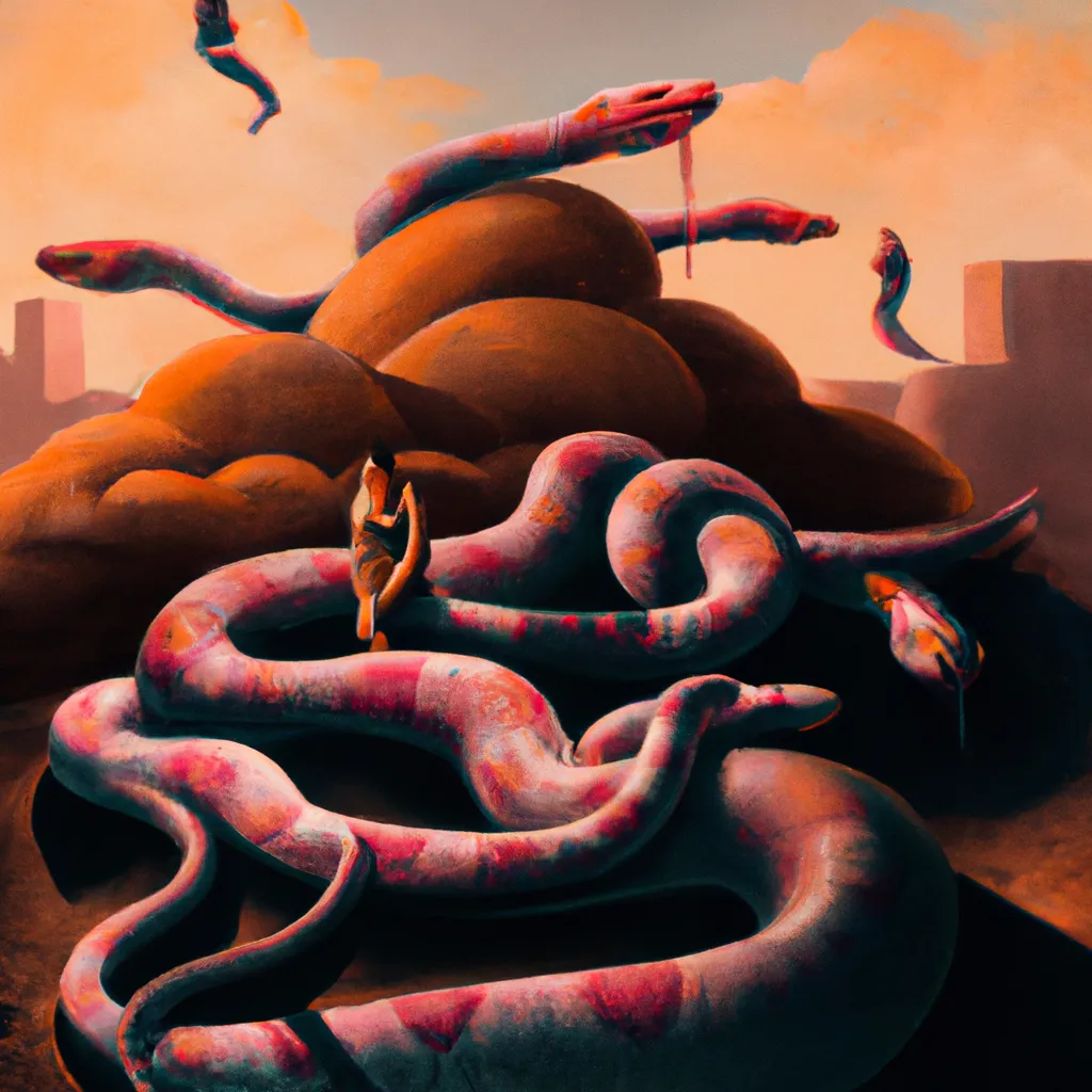 Sonhar com Muitas Cobras Atacando: Entenda seu Significado! 4 Imagens sonhar com muitas cobras atacando
