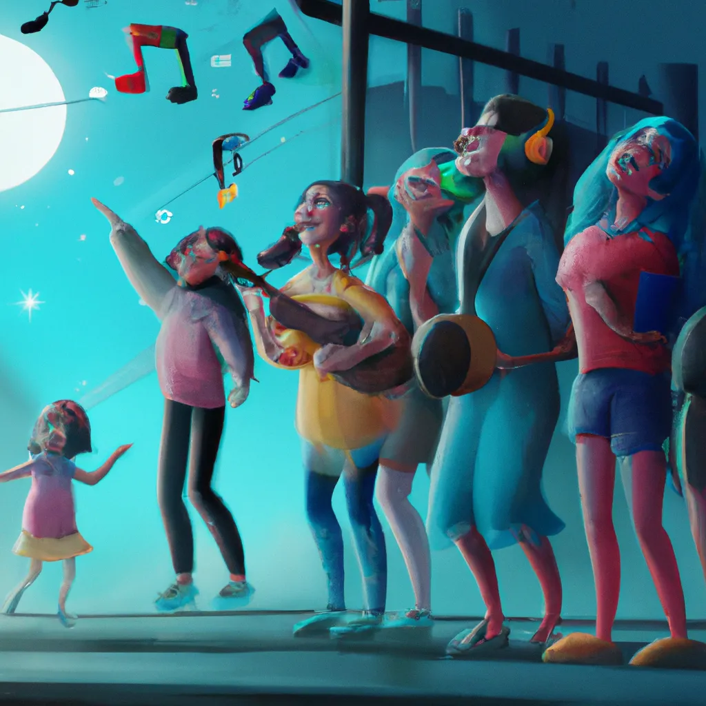 Imagens sonhar com pessoas cantando