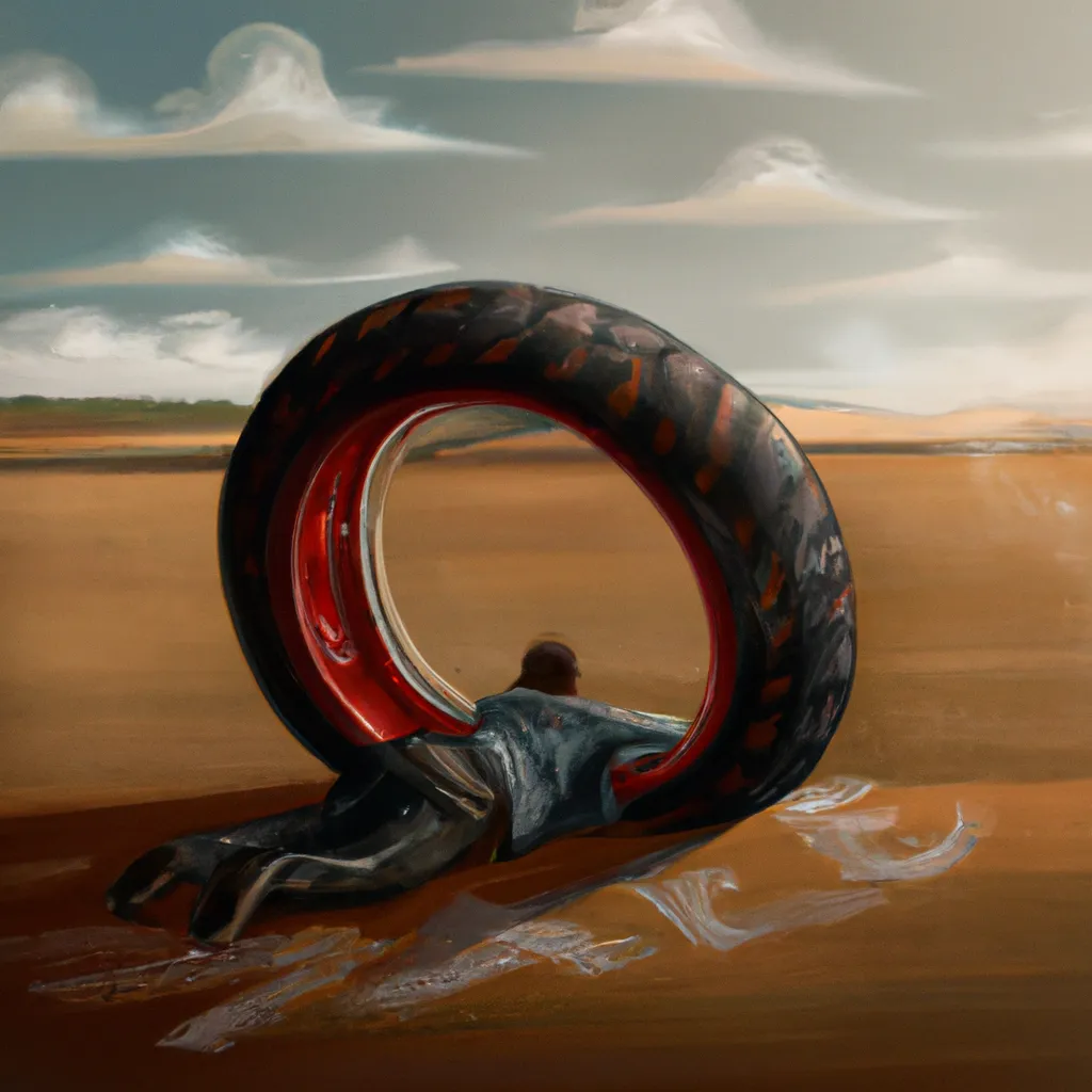 Imagens sonhar com pneu furado de moto