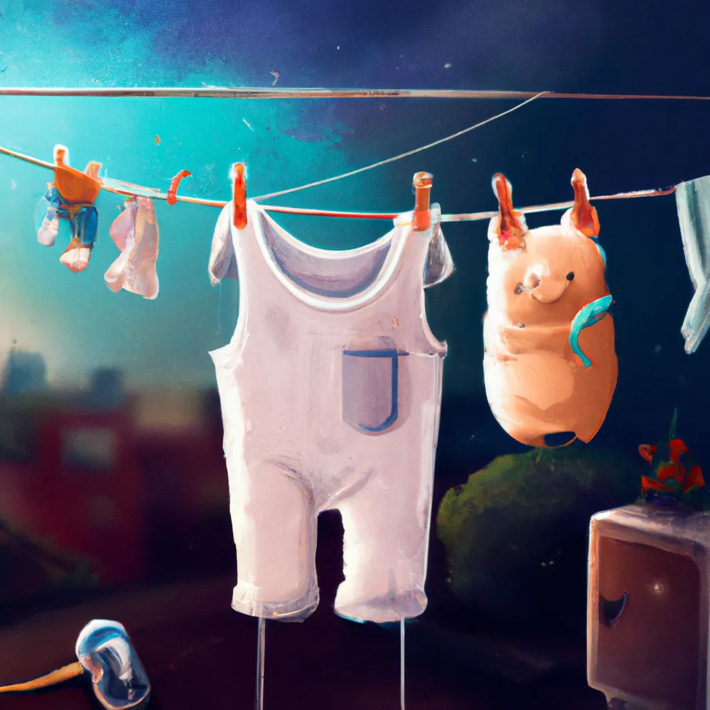 Imagens sonhar com roupa de bebe no varal