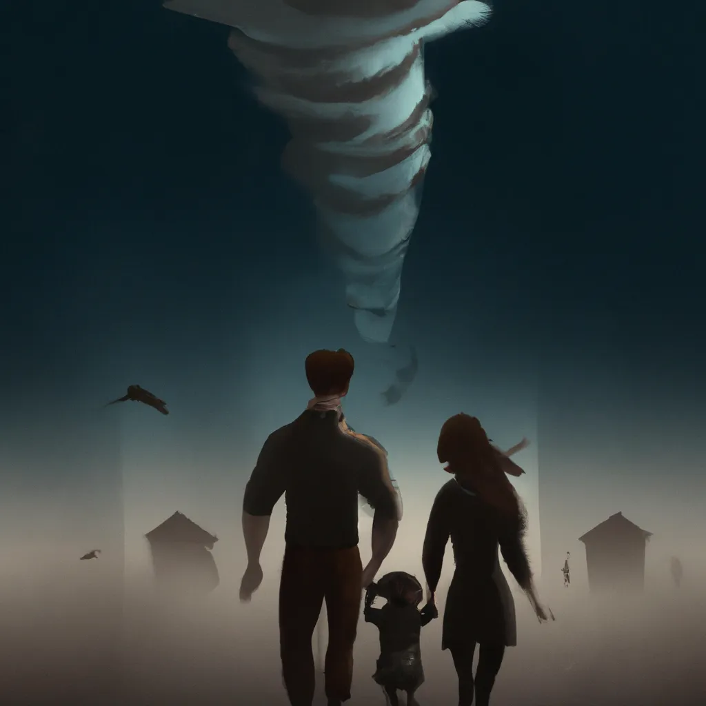 Imagens sonhar com tornado e familia