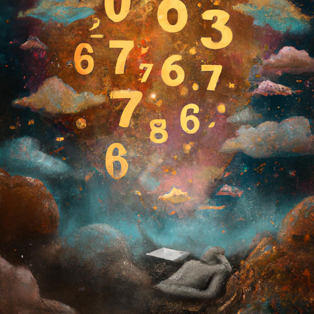 Imagem de capa do post "Sonhando com a Quina: Descubra o Significado dos Números!" com um desenho digital