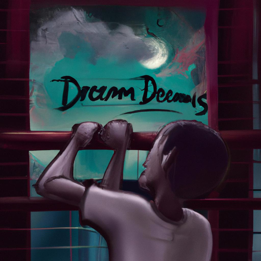 Imagem de capa do post "Durma com Sonhos e Acorde com Atitudes: Descubra o Significado!" com um desenho digital