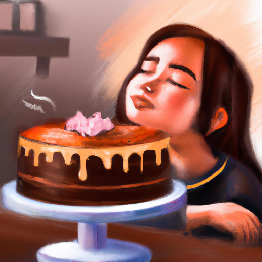 Imagem de capa do post "O Que Significa Sonhar com Bolo de Aniversário?" com um desenho digital