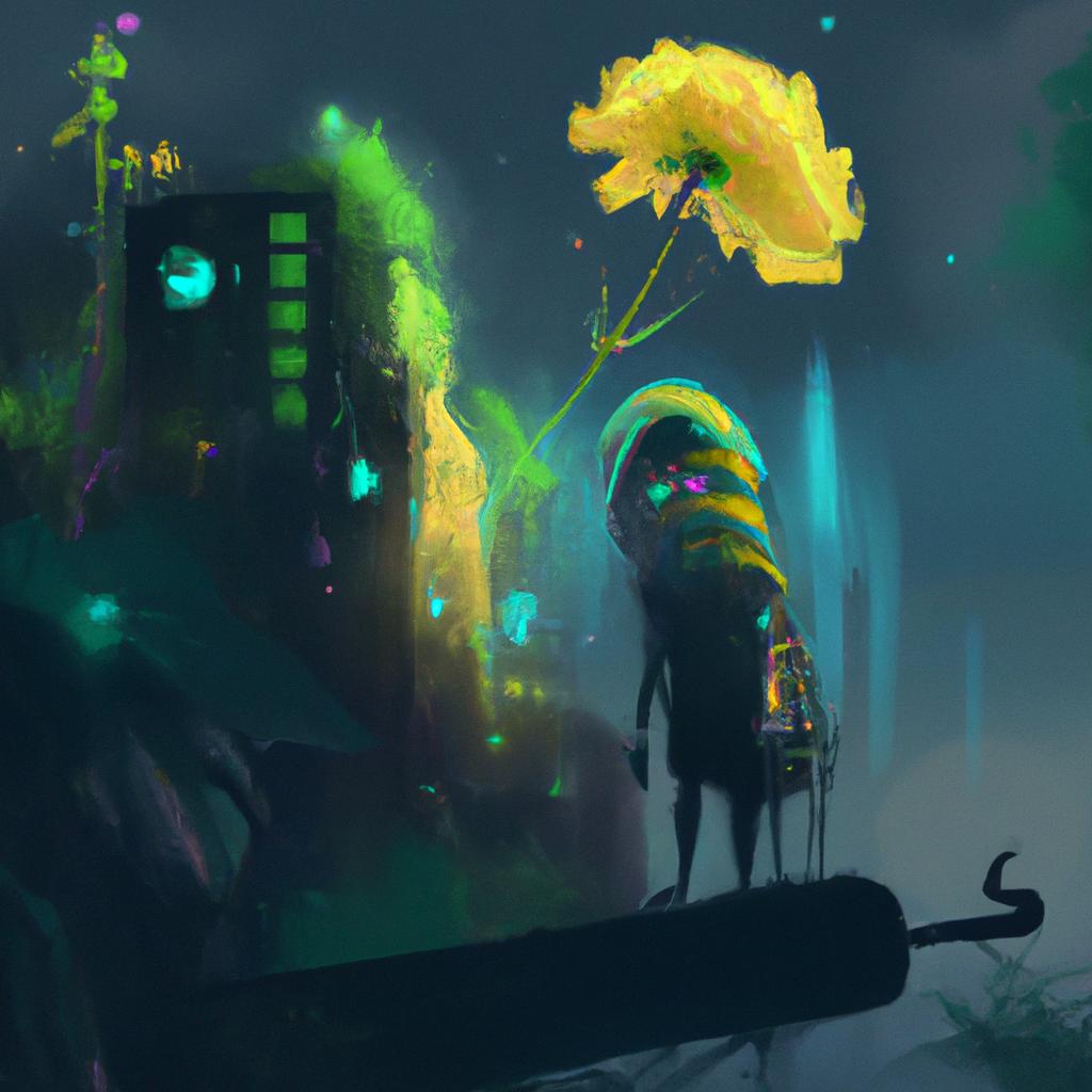Imagem de capa do post Descubra o Significado do Sonho com Enxame de Abelhas! com um desenho digital