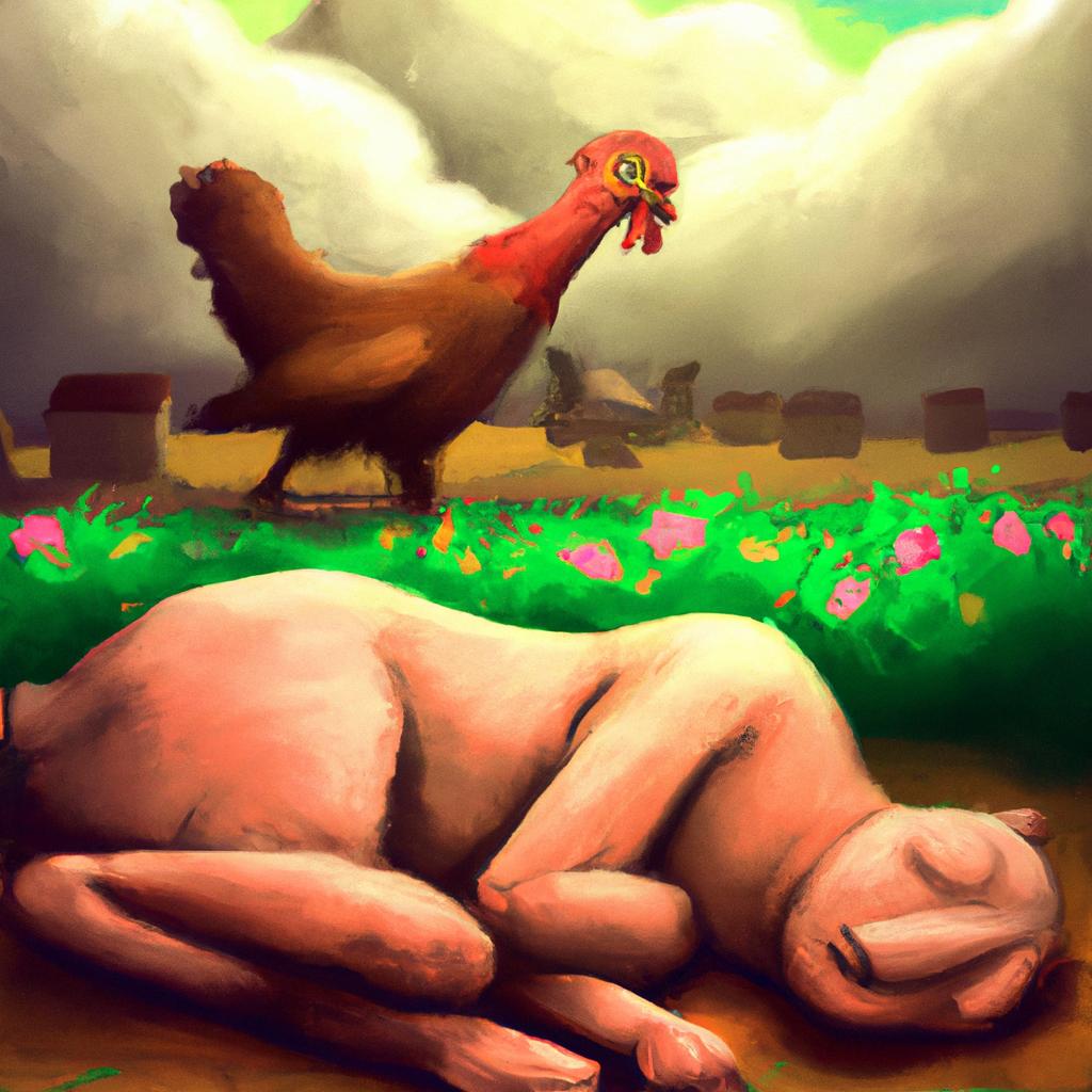 o que e sonhar com galinha morta2