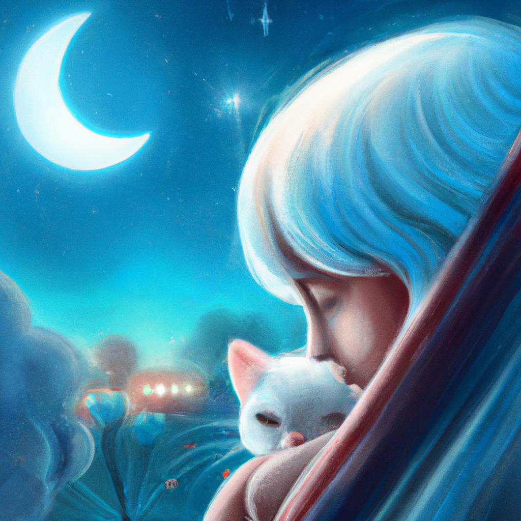 Imagem de capa do post "O Que Significa Sonhar com Gato Branco? Descubra!" com um desenho digital