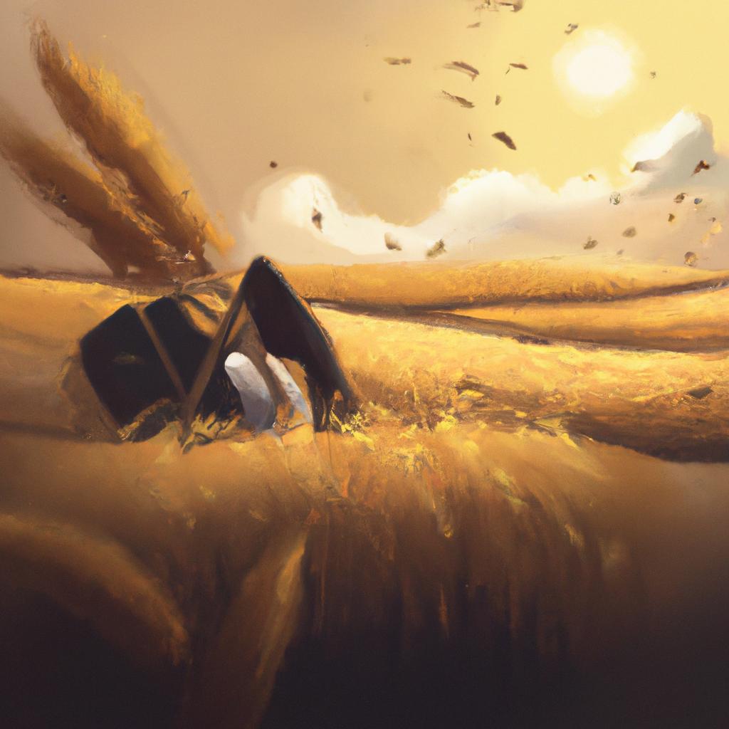 Imagem de capa do post "O Que Significa Sonhar com Trigo? Descubra Agora!" com um desenho digital