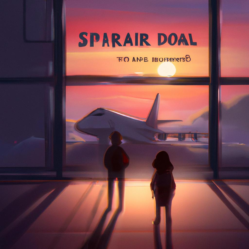 Imagem de capa do post "O Que Significa Sonhar com Aeroporto? Descubra Agora!" com um desenho digital