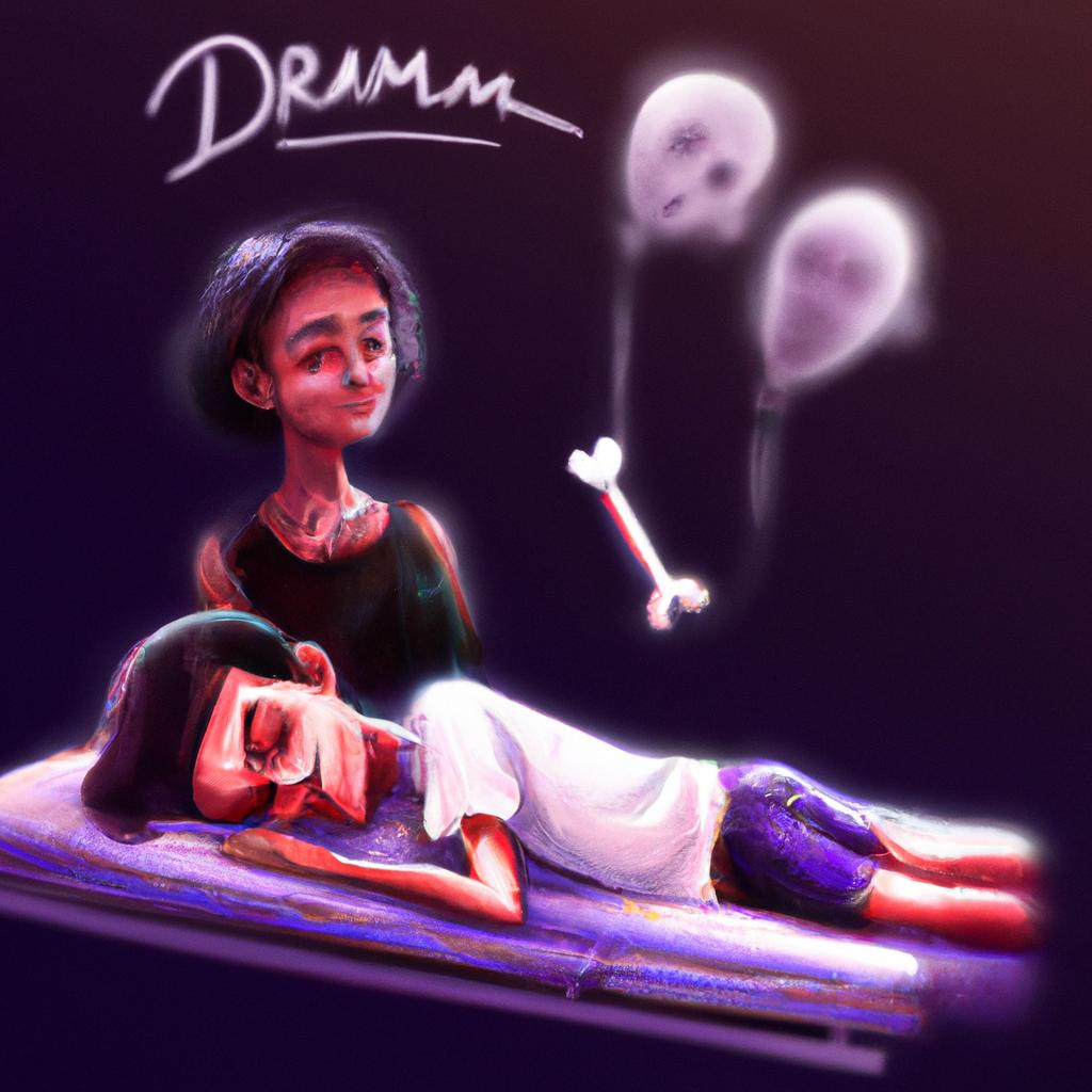 Imagem de capa do post "O Que Significa Sonhar com Alguém que Morreu? Descubra!" com um desenho digital