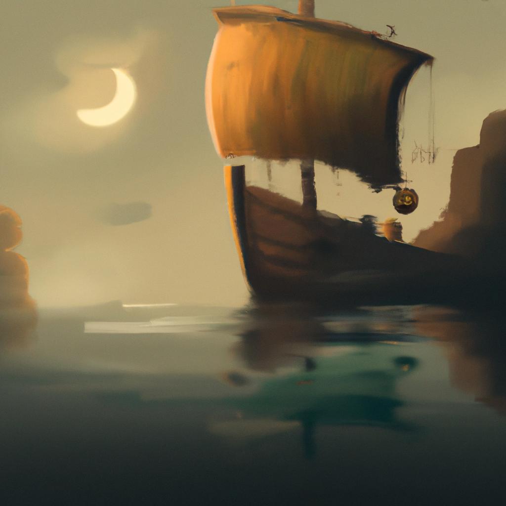 Imagem de capa do post "O Que Significa Sonhar com Barco? Descubra aqui!" com um desenho digital