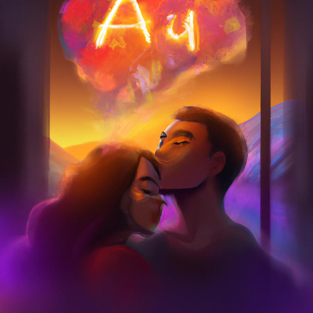 Imagem de capa do post "O Que Significa Sonhar com Beijo de Língua? Descubra Agora!" com um desenho digital