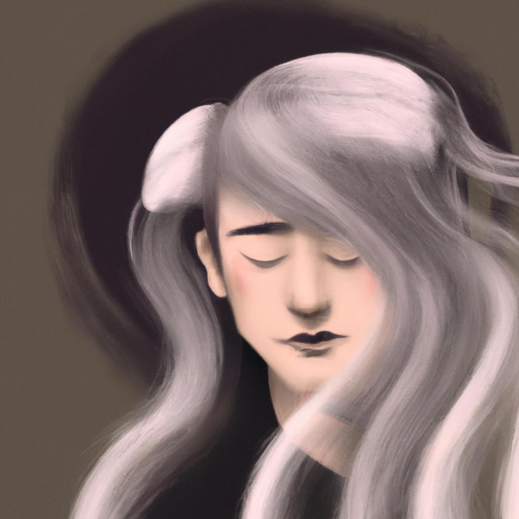 Imagem de capa do post "O Que Significa Sonhar Com Cabelo Comprido? Descubra Aqui!" com um desenho digital