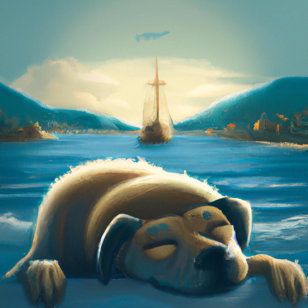 Imagem de capa do post "O Que Significa Sonhar com Cachorro Bravo? Descubra aqui!" com um desenho digital