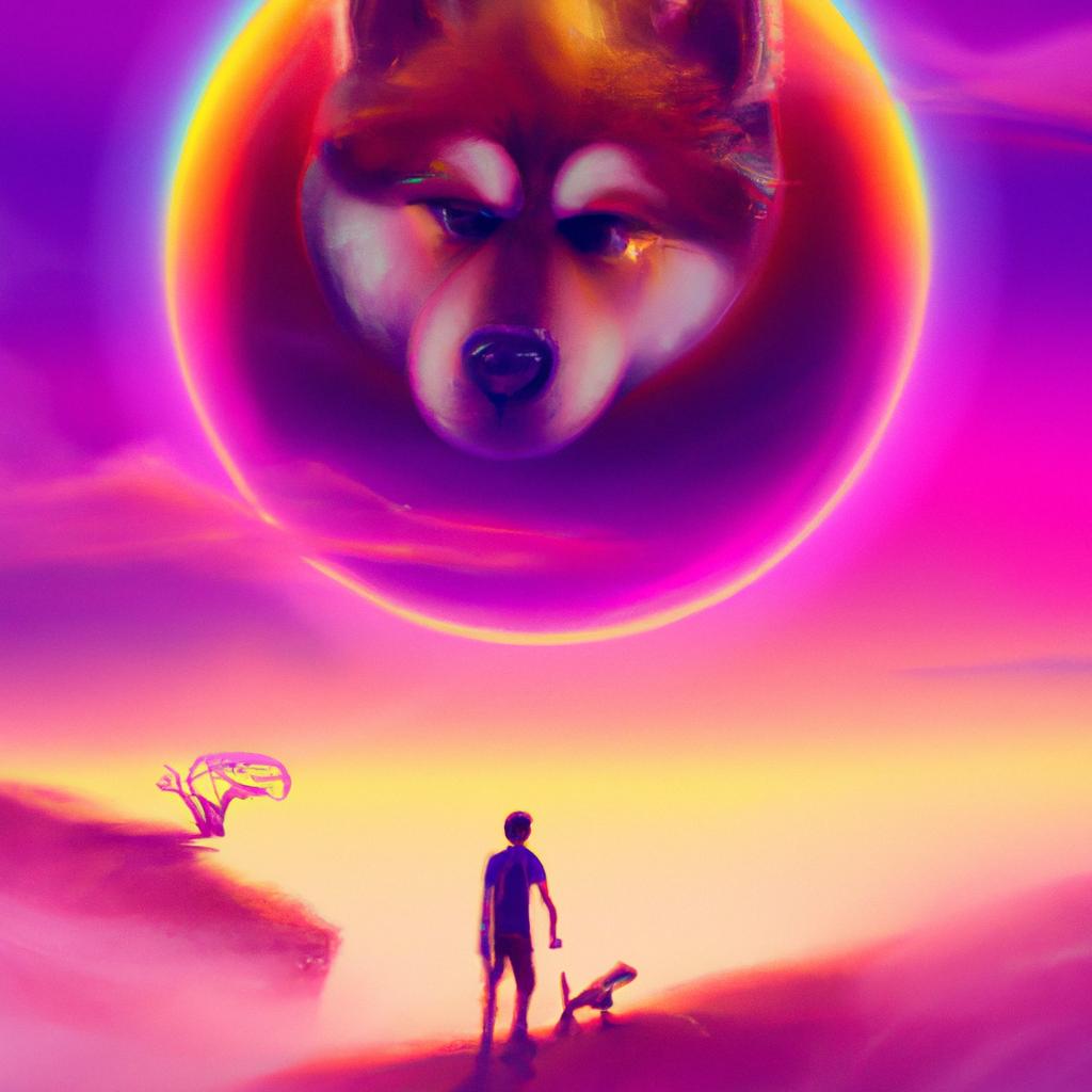Imagem de capa do post "Descubra o que Significa Sonhar com Cachorro Me Atacando!" com um desenho digital