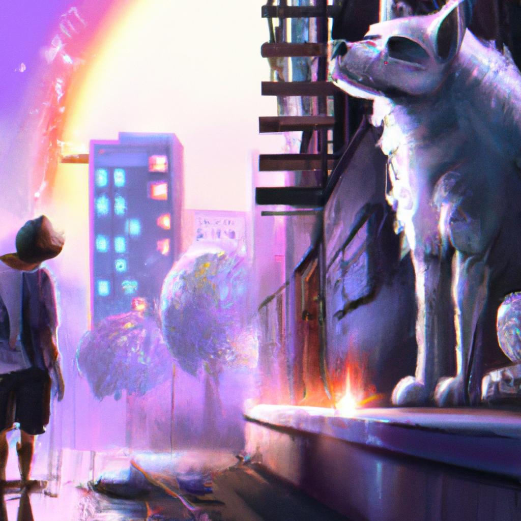Imagem de capa do post "O Que Significa Sonhar com Cachorro Novo? Descubra Agora!" com um desenho digital