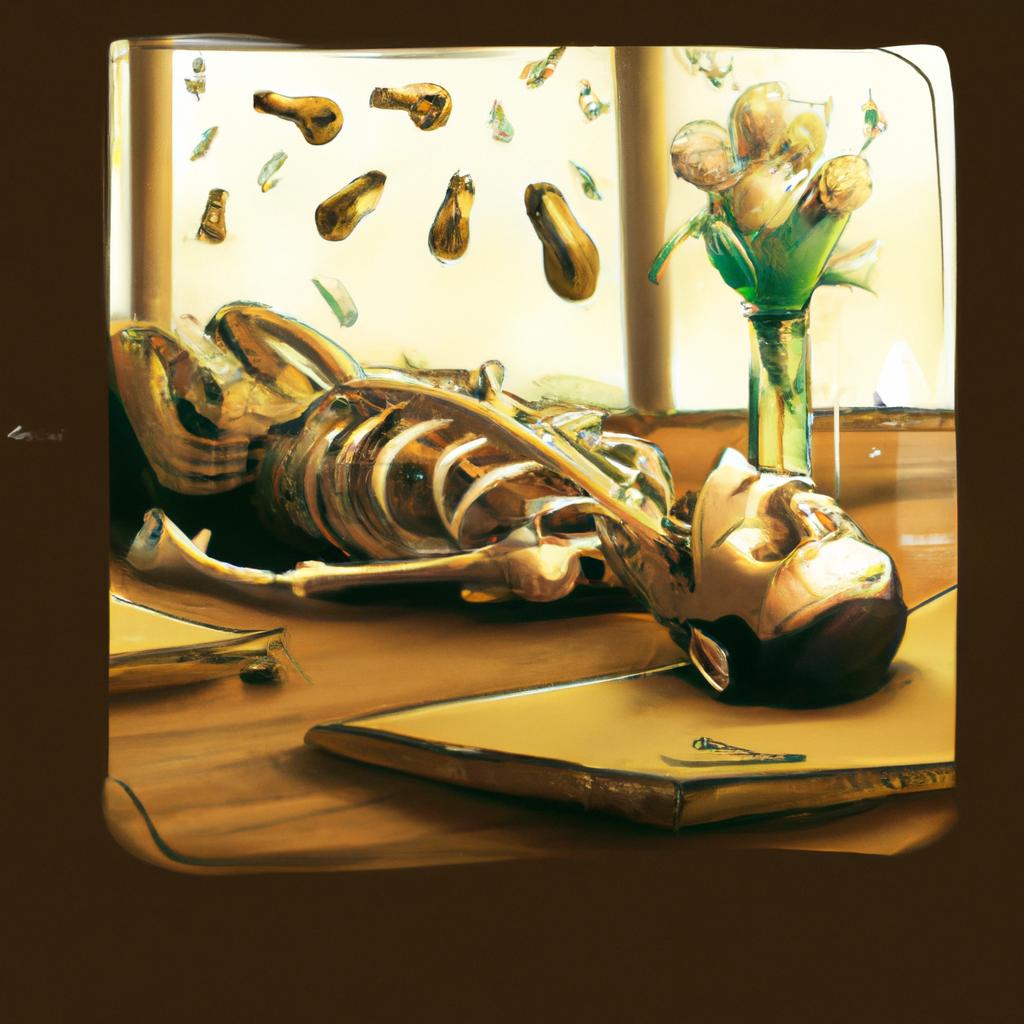 Imagem de capa do post "Descubra o Que Significa Sonhar com Cadaver em Decomposição" com um desenho digital
