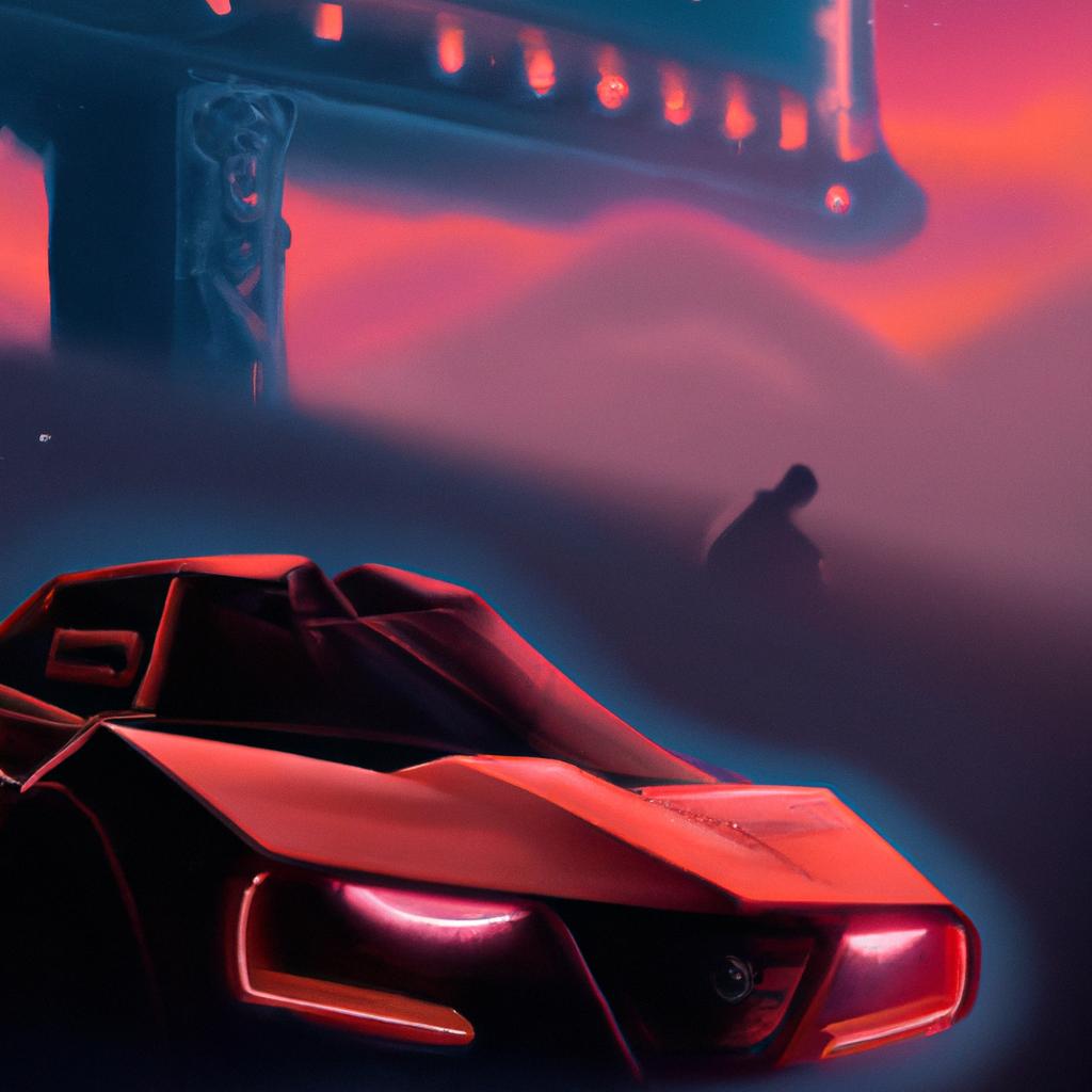 Imagem de capa do post "Compreenda o Significado de Sonhar com Carros Batidos" com um desenho digital