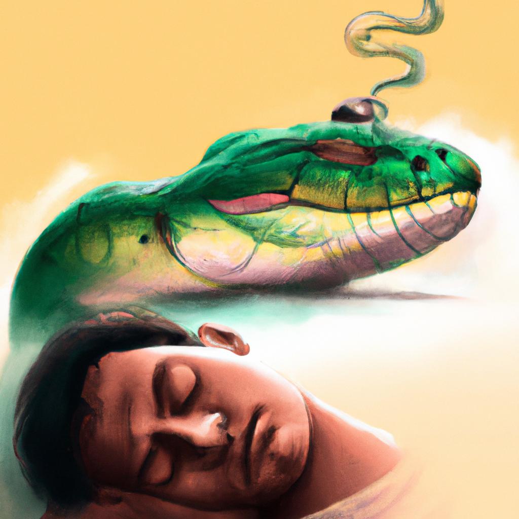 Imagem de capa do post Descubra o Código dos Sonhos: O que Significa Sonhar com Cobra e Sapo? com um desenho digital
