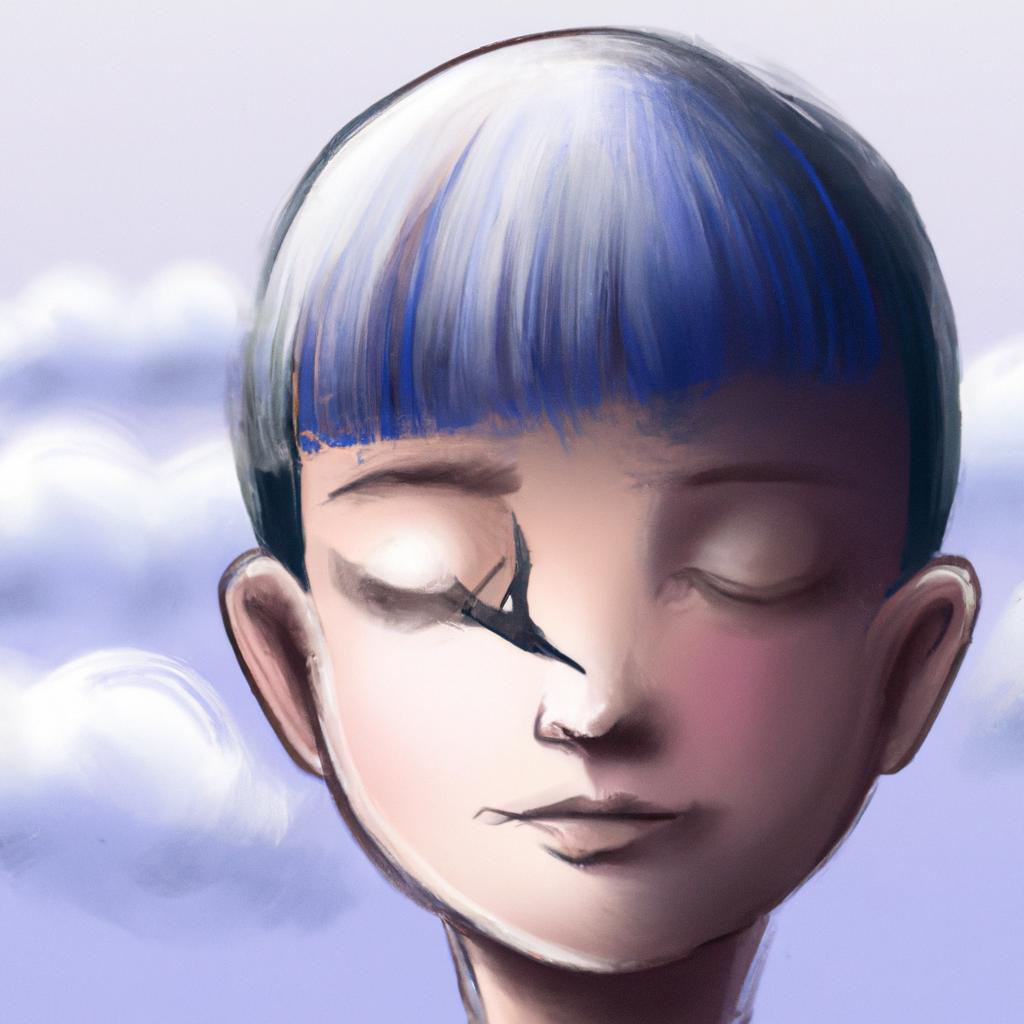 Imagem de capa do post "Cortando o Cabelo no Sonho: O Que Significa?" com um desenho digital