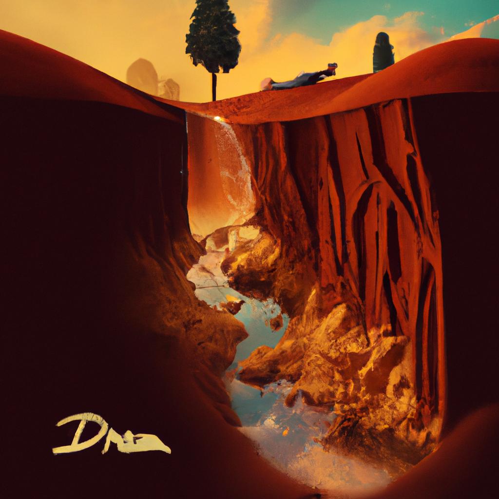 Imagem de capa do post "Descubra o Que Significa Sonhar com Deslizamento de Terra!" com um desenho digital
