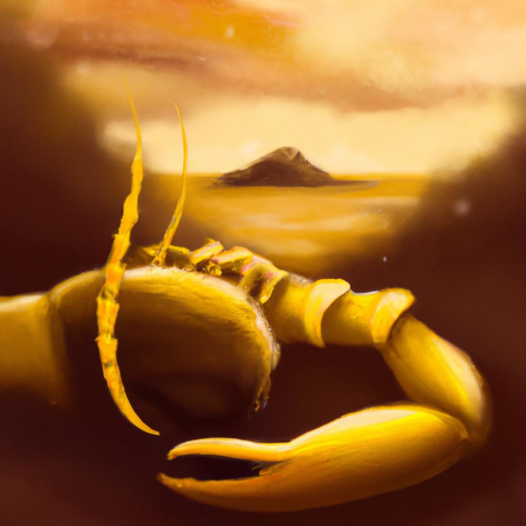 Imagem de capa do post O Que Significa Sonhar com Escorpião Amarelo? Descubra! com um desenho digital