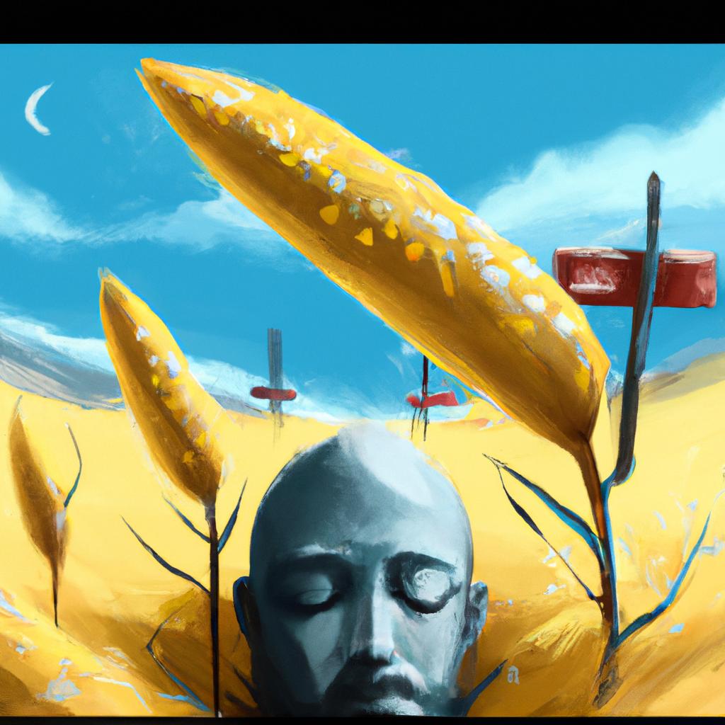 Imagem de capa do post "Descubra o que Significa Sonhar com Espiga de Milho!" com um desenho digital