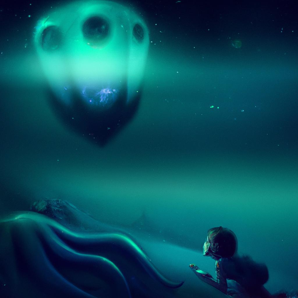 Imagem de capa do post "Descubra o Que Significa Sonhar com Estranhos!" com um desenho digital