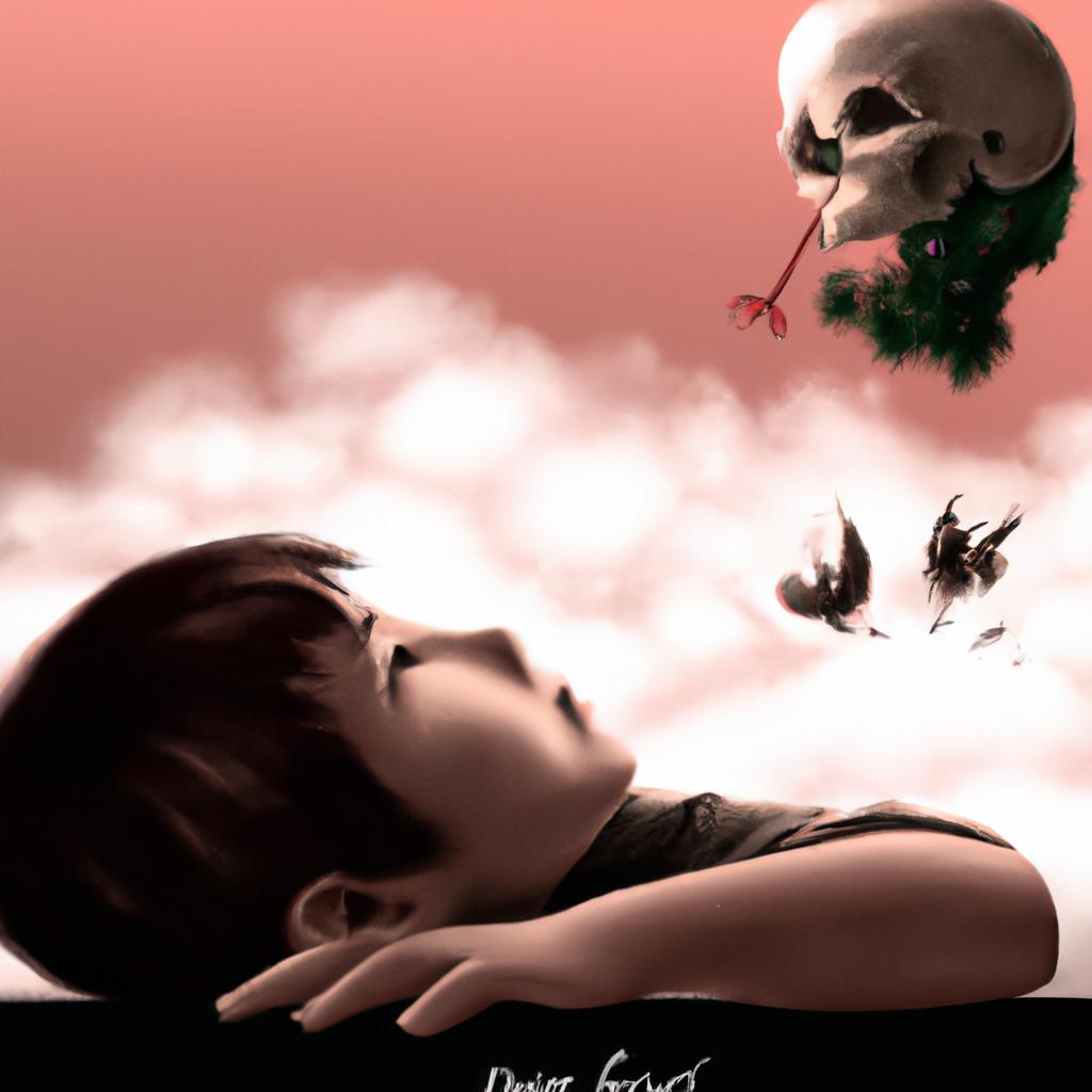 Imagem de capa do post "O Que Diz a Psicologia Sobre Sonhar com Filho Falecido?" com um desenho digital