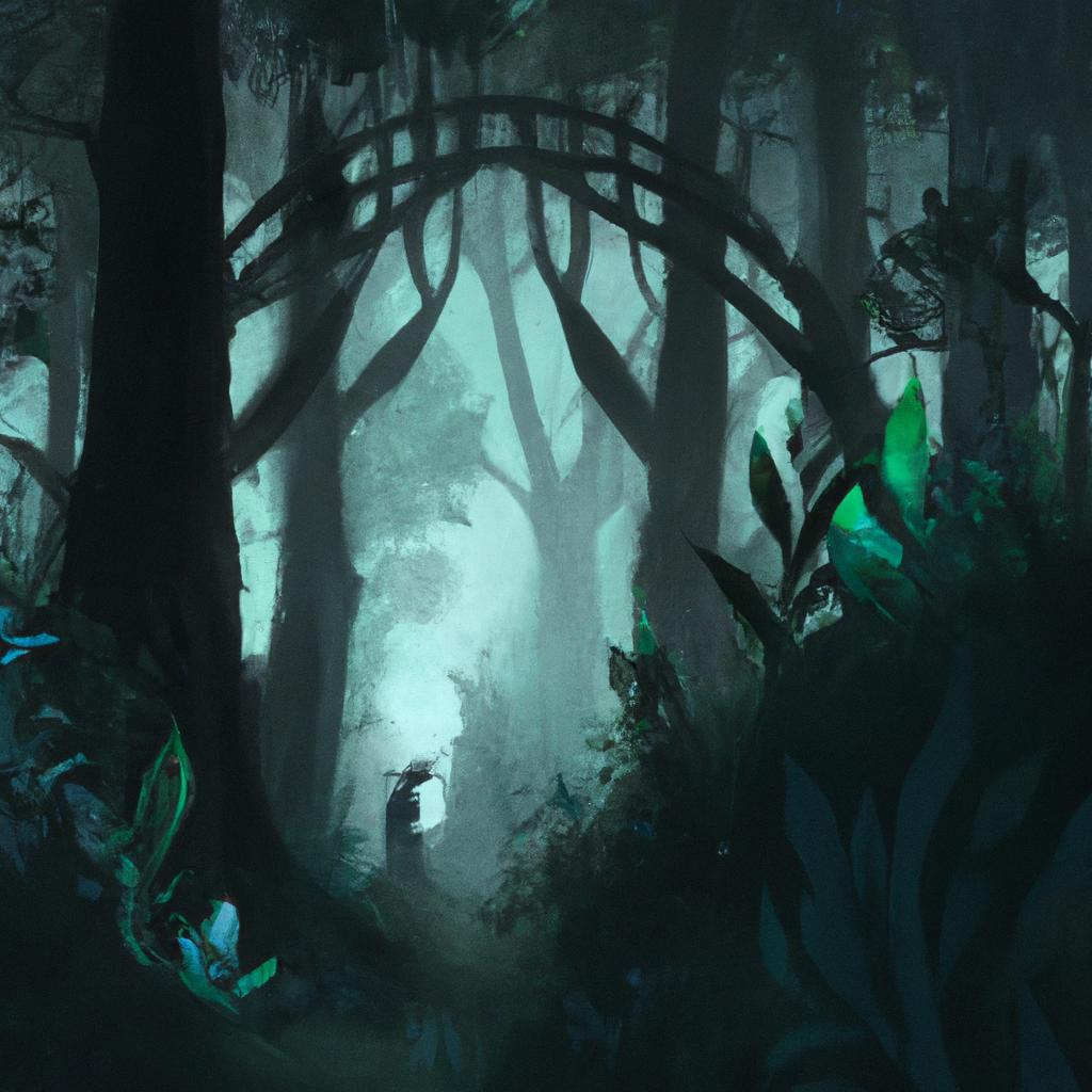 Imagem de capa do post Descubra o Que Significa Sonhar com Floresta Escura! com um desenho digital